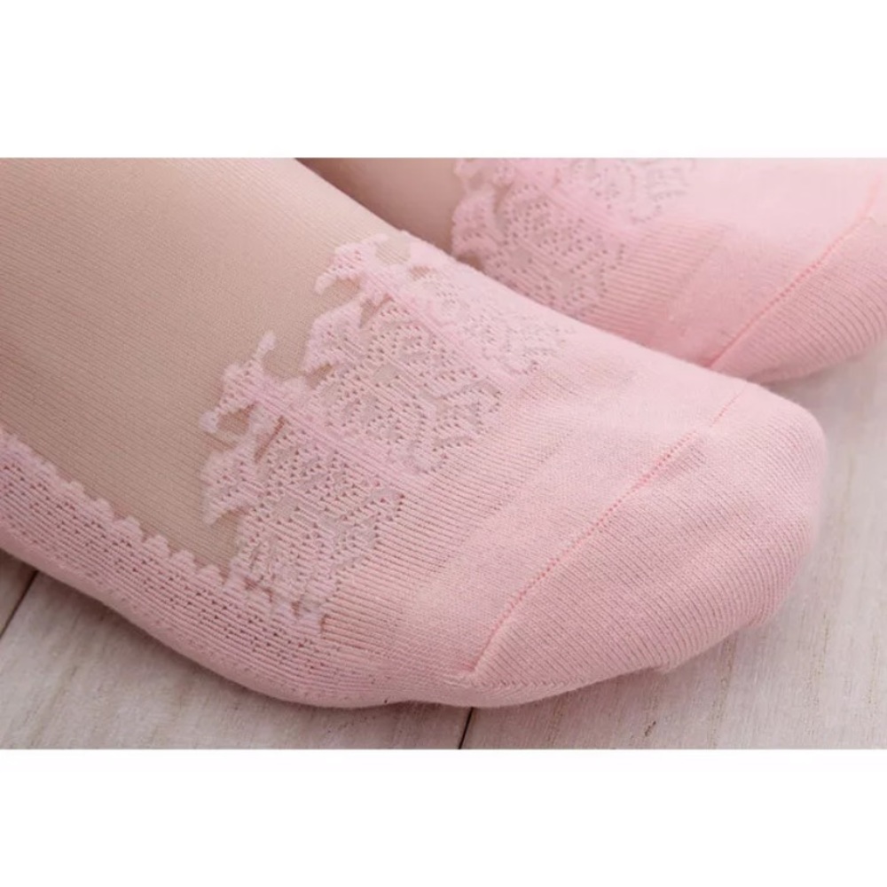 Lace Bootie Socks, 3 Pair For $18 - Picture 3 of 4